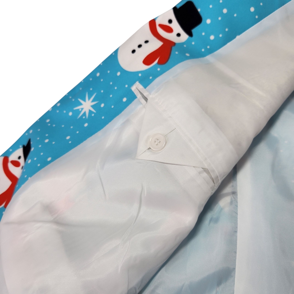 Tipsy Elves Men's Snowman Blazer Holiday Christmas Party Suit Jacket Size 44 XL - Picture 9 of 13